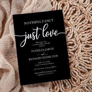 Nothing ファンシー Just Loveカジュアル結婚式招待状 招待状