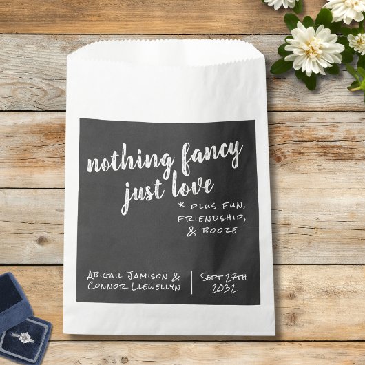 Nothing ファンシー Just LoveシンプルカジュアルChalkboard フェイバーバッグ