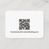 Nothing ファンシー Just Loveシンプル QRコード エンクロージャーカード (裏面)