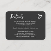 Nothing ファンシー Just Loveシンプル QRコード エンクロージャーカード (正面)