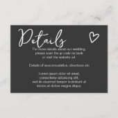 Nothing ファンシー Just Loveシンプル QRコード エンクロージャーカード (正面)