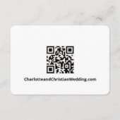 Nothing ファンシー Just Loveシンプル QRコード エンクロージャーカード (裏面)