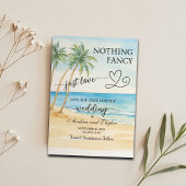 Nothing ファンシー Just Loveビーチと椰子の木 セーブザデート