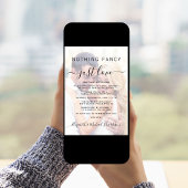 Nothing ファンシー Just Loveフォトウェディングレセプション 招待状