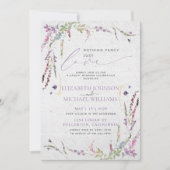 Nothing ファンシー Just Loveフローラカジュアル結婚の 招待状 (正面)