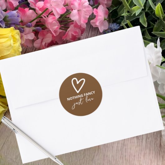 Nothing ファンシー Just Loveレトロ結婚ズ ラウンドシール