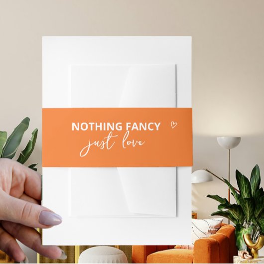 Nothing ファンシー Just Loveレトロ70カラフルs結婚 招待状ベリーバンド