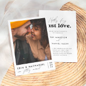 Nothing ファンシー Just LoveレトロGroovy結婚の 招待状