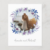 Nothing ファンシー Just Love予算結婚式招待状 (裏面)