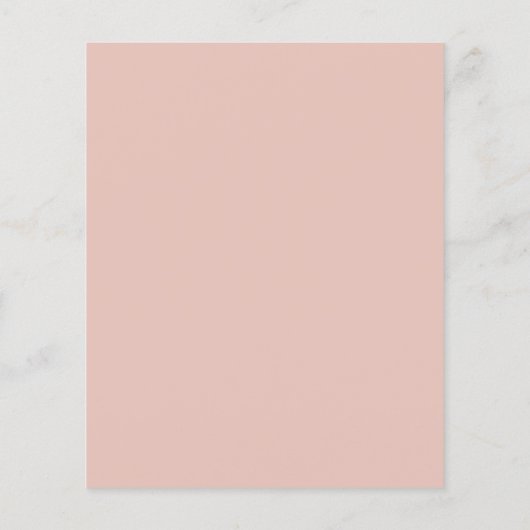 Nothing ファンシー Just Love予算結婚式招待状 (裏面)