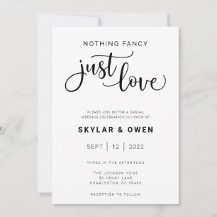 Nothing ファンシー Just Love結婚式招待状 招待状