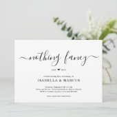 Nothing ファンシー Just Love結婚式招待状 招待状 (スタンド正面)
