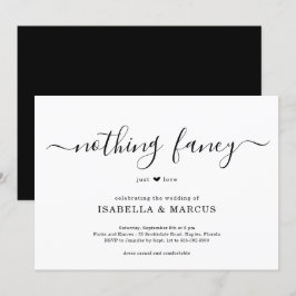 Nothing ファンシー Just Love結婚式招待状 招待状