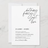 Nothing ファンシー Just Love結婚式招待状 招待状 (正面)