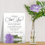 Nothing ファンシー Just Love Lavenderバラ結婚ズ 招待状<br><div class="desc">この美しい結婚式招待状は独身の、水のプールに反射して横に横たわるロマンチックな長い茎のラベンダーパープル色のバラを備えている。見出しはスクリプトの書レタリングと読て：何も、愛のみ。この招待状は時代を超えたモダン完璧な組み合わせだ。上品でお洒落、式にもピッタリフォーマルングでカジュアルある。</div>