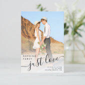 Nothing ファンシー Just Love Photo結婚's サンキューカード (スタンド正面)