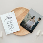 Nothing ファンシー Just Love Photo 離れ 結婚's 招待状