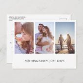 Nothing ファンシー Just Love Photo Collage Elopment 案内ポストカード (正面/裏面)