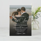 Nothing ファンシー Just Love Photo Overlay結婚's 招待状 (スタンド正面)