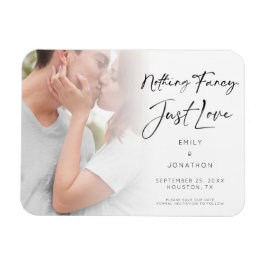 Nothing ファンシー Just Love Photo Save the Date マグネット