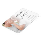 Nothing ファンシー Just Love Photo Save the Date マグネット (左側)