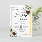 Nothing ファンシー Just Love Sage Green PHOTO 結婚's 招待状 (スタンド正面)