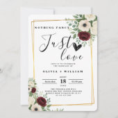 Nothing ファンシー Just Love Sage Green PHOTO 結婚's 招待状 (正面)