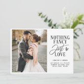 Nothing ファンシー Just Love Wedding Reception Photo 招待状 (スタンド正面)
