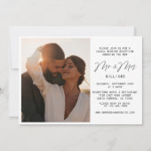 Nothing ファンシー Just Love Wedding Reception Photo 招待状 (裏面)