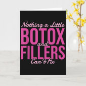 Nothing A Little Botox And Fillers Can't Fix カード (黄色い花)