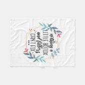 Nothing A Little Botox And Fillers Can't Fix  フリースブランケット (正面(横))