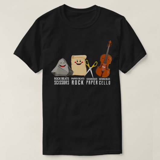 Nothing Beats Cello  Music Apparel Cello s Cello  Tシャツ (デザイン正面)