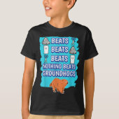 Nothing Beats Groundhogs Rock Paper Scissors Game  Tシャツ (正面)