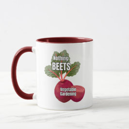 "Nothing Beets Vegetable Gardening" Coffee Mug マグカップ
