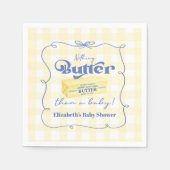 Nothing Butter Than a Baby ショワー スタンダードカクテルナプキン (正面)