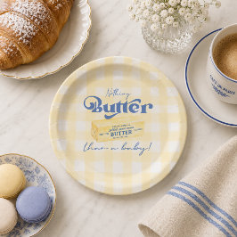 Nothing Butter Than a Baby ショワー ペーパープレート