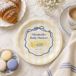 Nothing Butter Than a Baby ショワー ペーパープレート