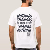 Nothing_changes_as_long_as_we_change_nothing 1 B Tシャツ (裏面)