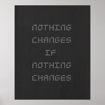 Nothing Changes Nothing Changesもし白黒