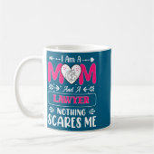 Nothing Es Me Funny Lawyer Mom Quote  コーヒーマグカップ (左)