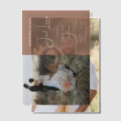 Nothing Fancy Just Love モカムース 招待状 (オフセット (カップル))