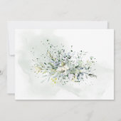 Nothing Fancy Just Love Greenery Elopement Invite セーブザデート (裏面)