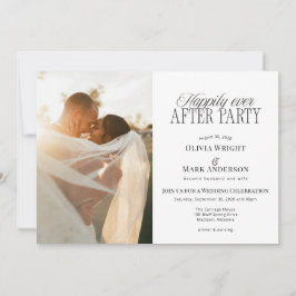 Nothing Fancy Just Love Wedding Invitation 招待状