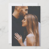 Nothing Fancy Just Love Wedding Reception 招待状 (裏面)