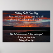 Nothing Gold Can Stay Poster ポスター (正面)