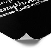 Nothing Is Given Everything Is Earned Motivational ポスター (角)