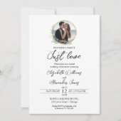 Nothing Just ファンシー Love Greenery Photo's 結婚 招待状 (正面)