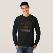 Nothing Like Taking a Hike Motivational Quote Hiki Tシャツ (正面フル)