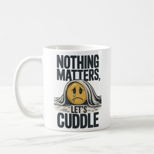 Nothing Matters Let’s Cuddle Mug コーヒーマグカップ (左)
