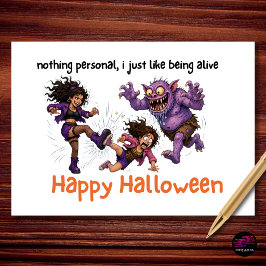 Nothing Personal ハロウィーンおめでとう シーズンカード